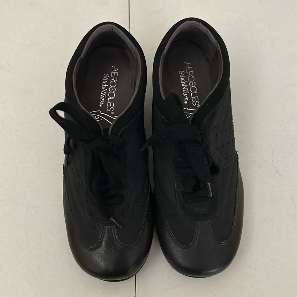 Womens Aerosoles StitchNTurn Sneakers Black